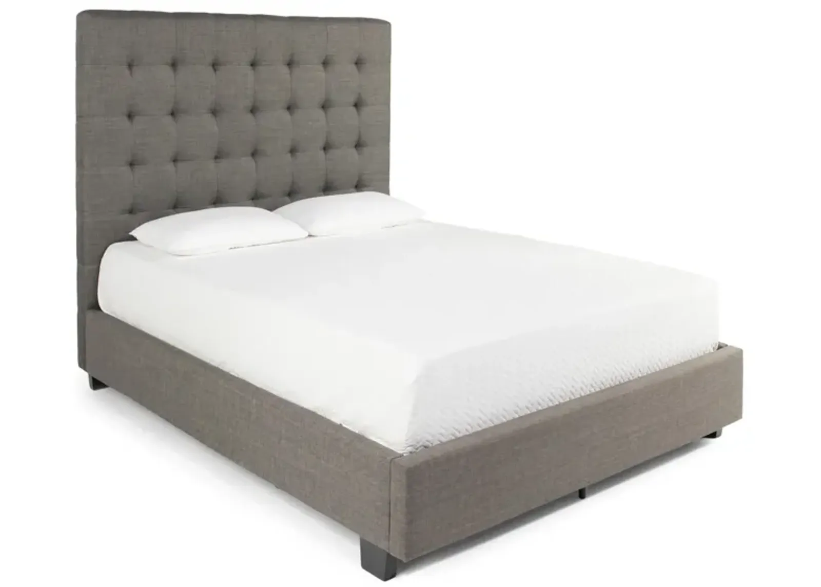 Harlow II Queen Storage Bed - Grey