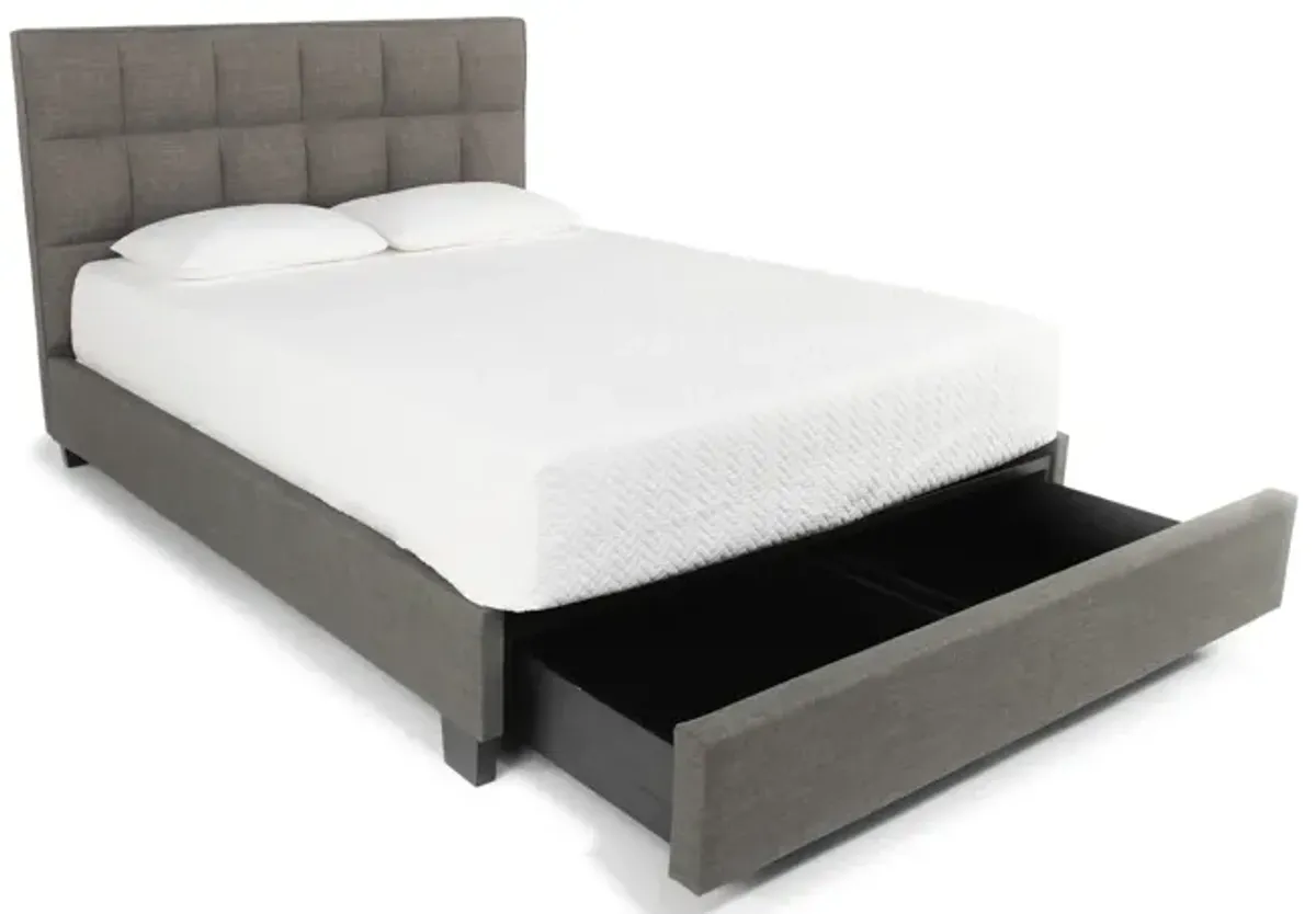 The Loft King Storage Bed - Grey