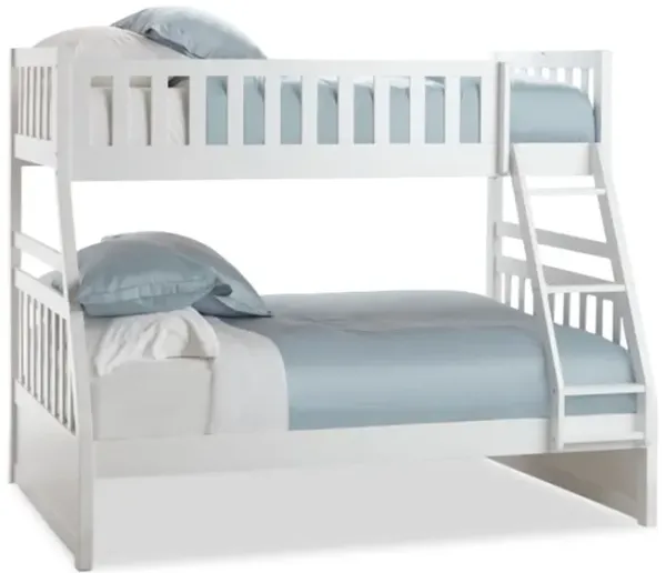 Scout Twin Full Bunk Bed - Dove White