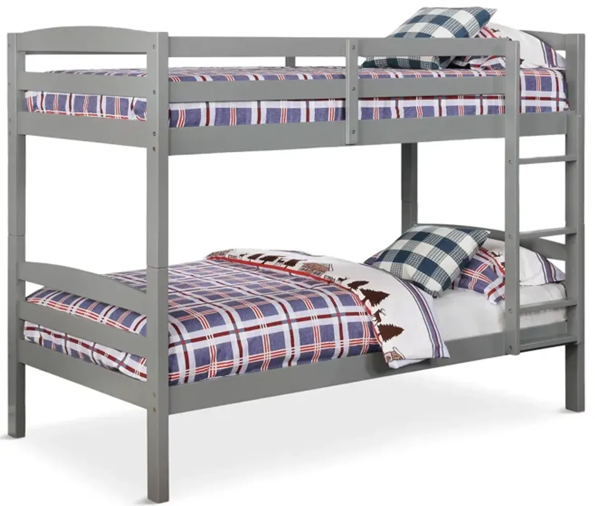 Scout Twin Twin Bunk Bed - Fossil Grey
