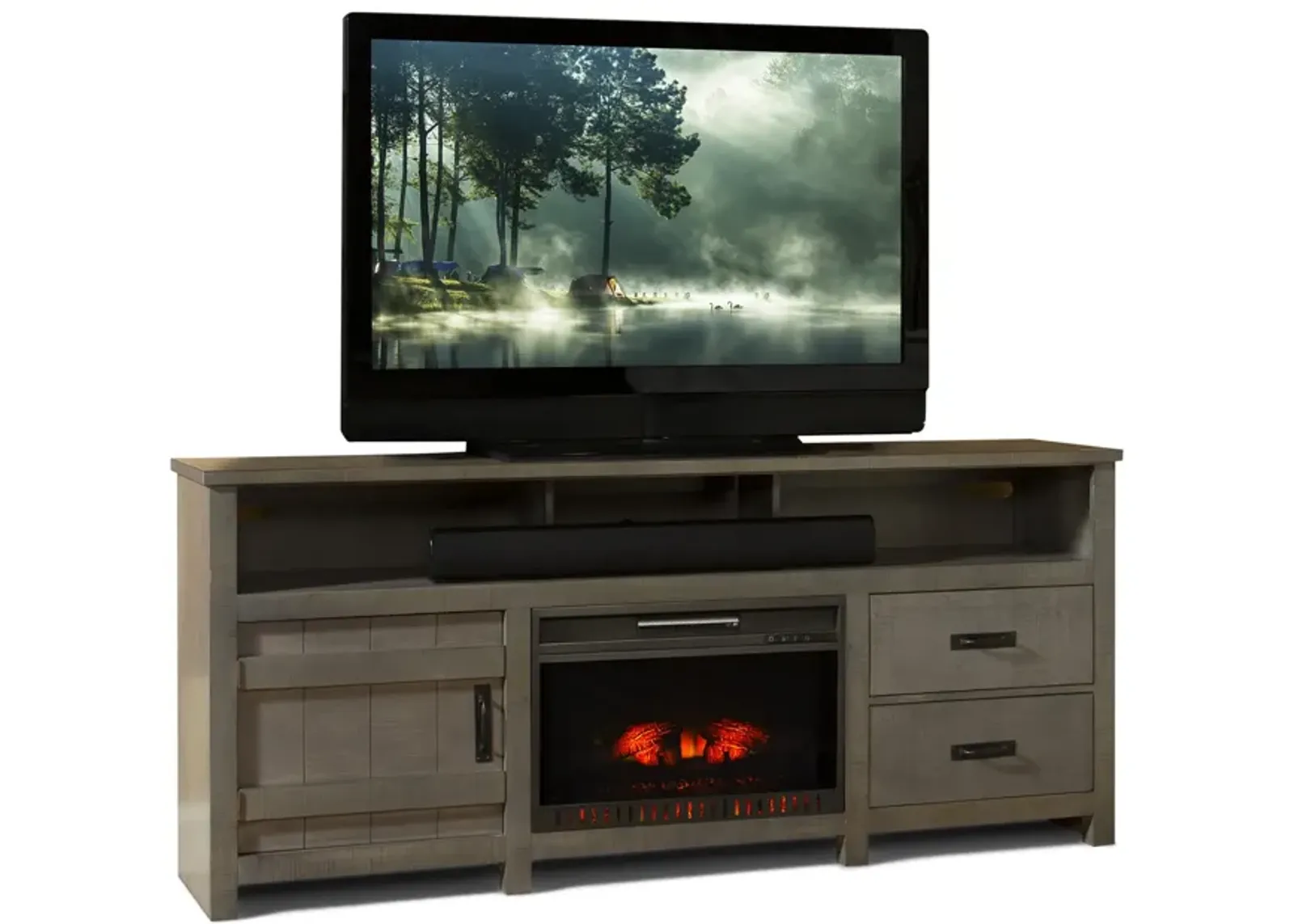 Descanso Fireplace Media Console