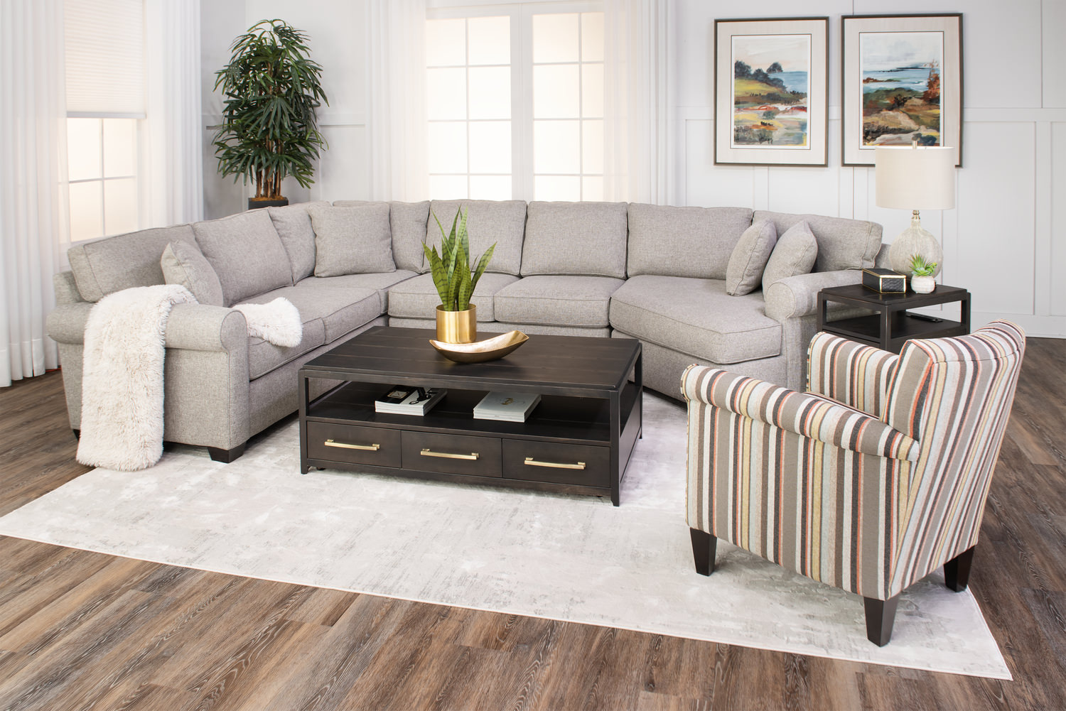 Odin 3 Piece Modular Sectional Right Cuddler