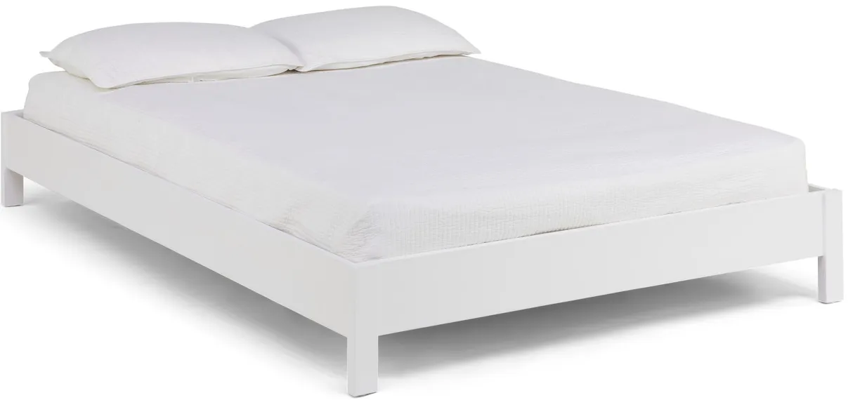 Viggo Queen Platform Bed - White