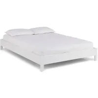 Viggo Full Platform Bed - White
