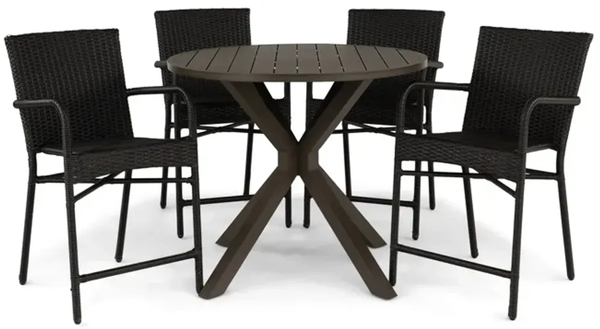 Vista Wheaton 5 Piece Balcony Set