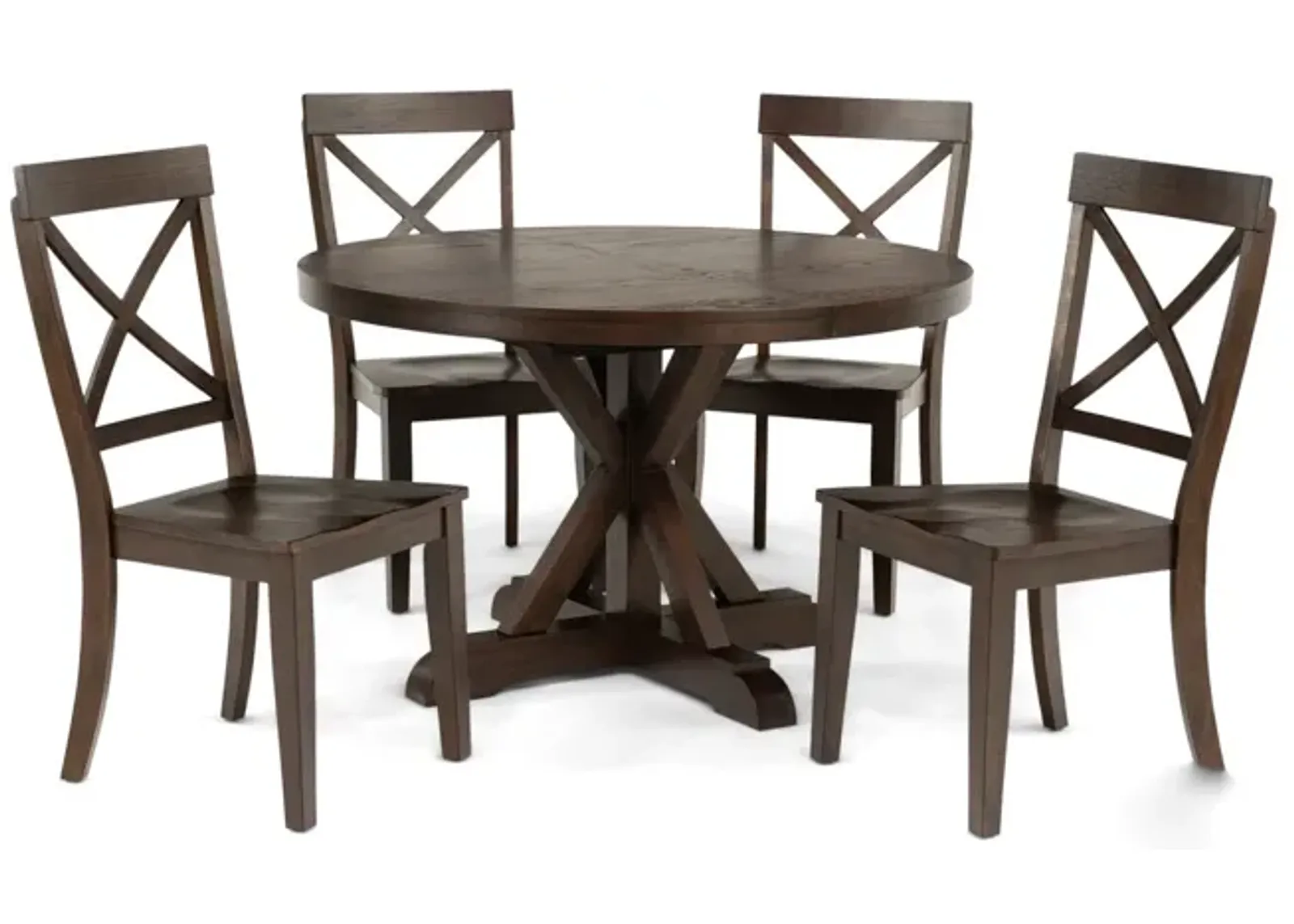 Picardy Round Extension Table With 4 Chairs