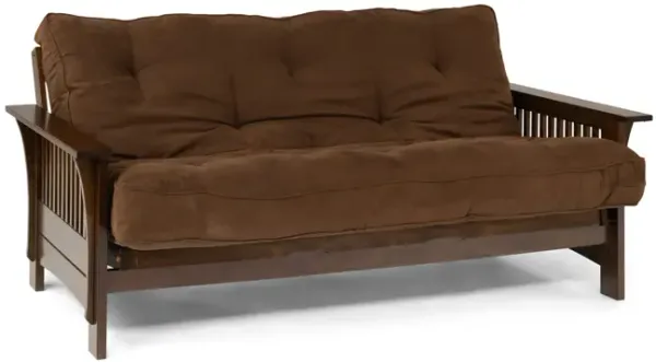 Autumn Futon With Mattress - 10  Oceanside Dark Brown