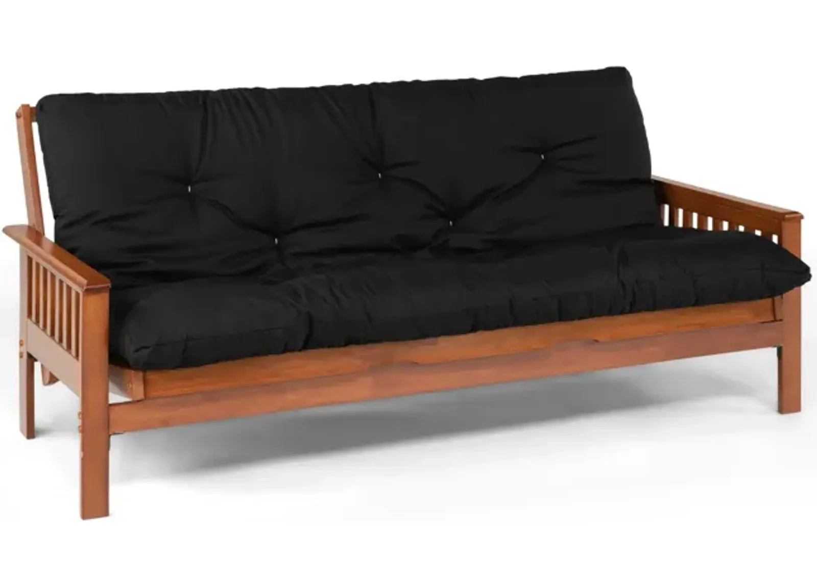 Trinity Futon With Mattress - 6  Premium Black