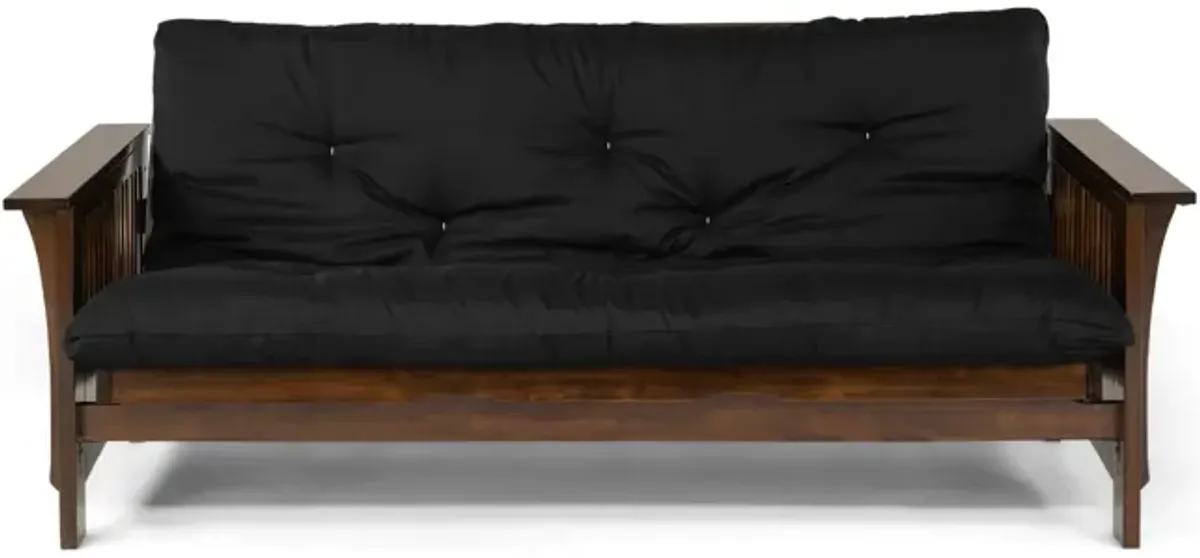 Autumn Futon With Mattress - 6  Premium Black