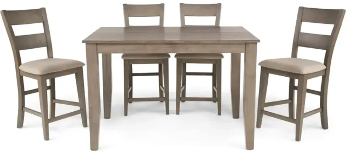 Elyssa Counter Table With 4 Stools