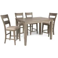 Elyssa Counter Table With 4 Stools