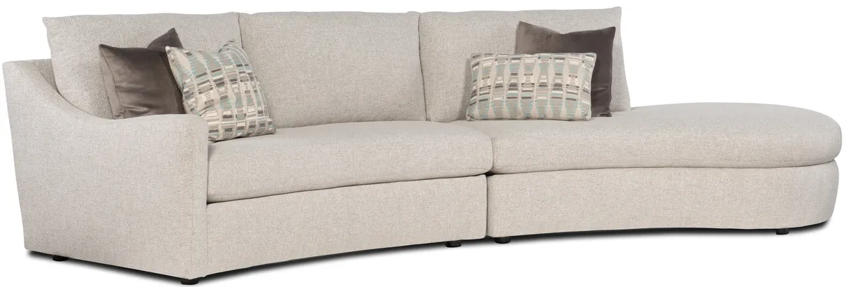 Dimitri 2 Piece Modular Sectional - Right Chaise