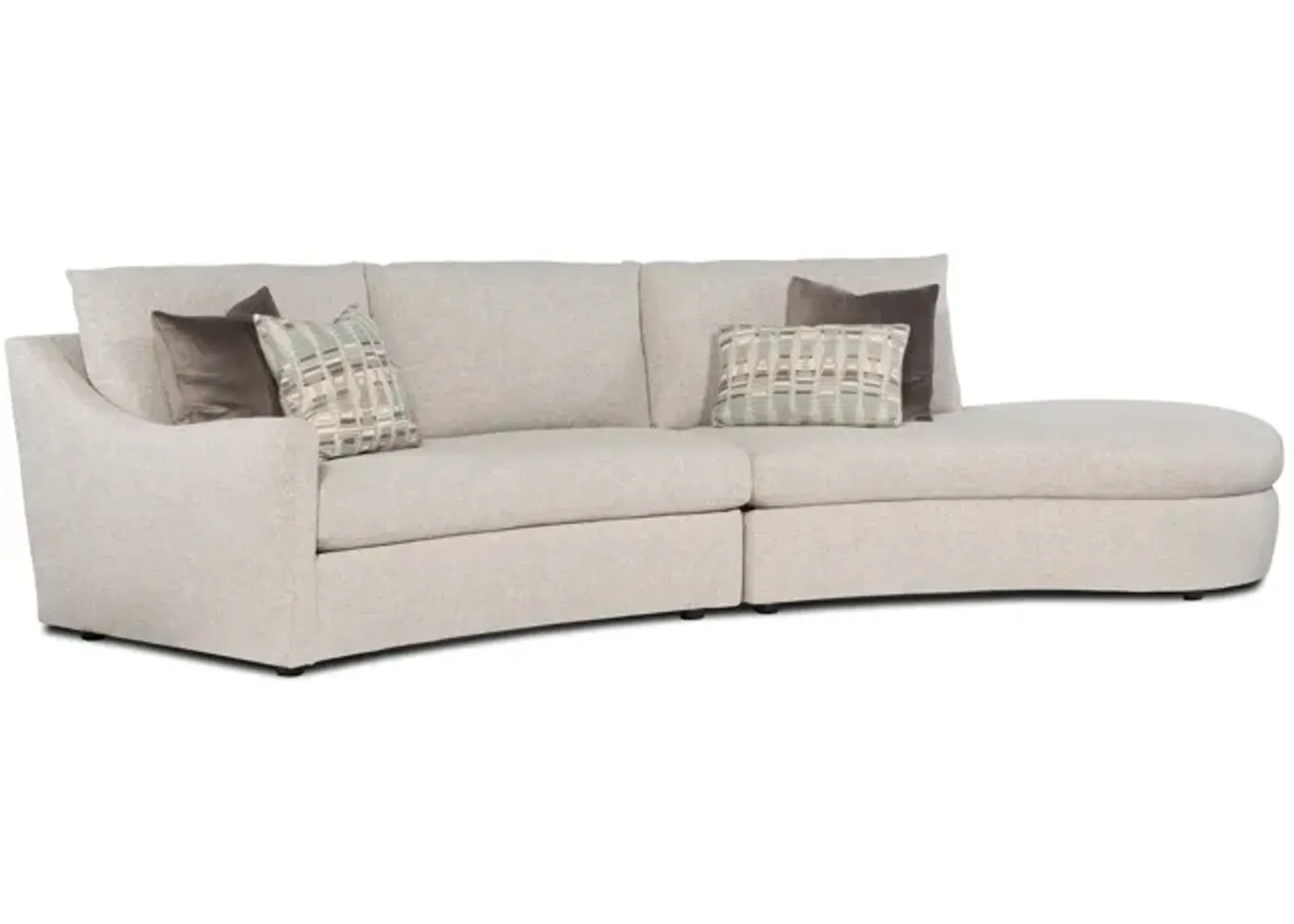 Dimitri 2 Piece Modular Sectional - Right Chaise