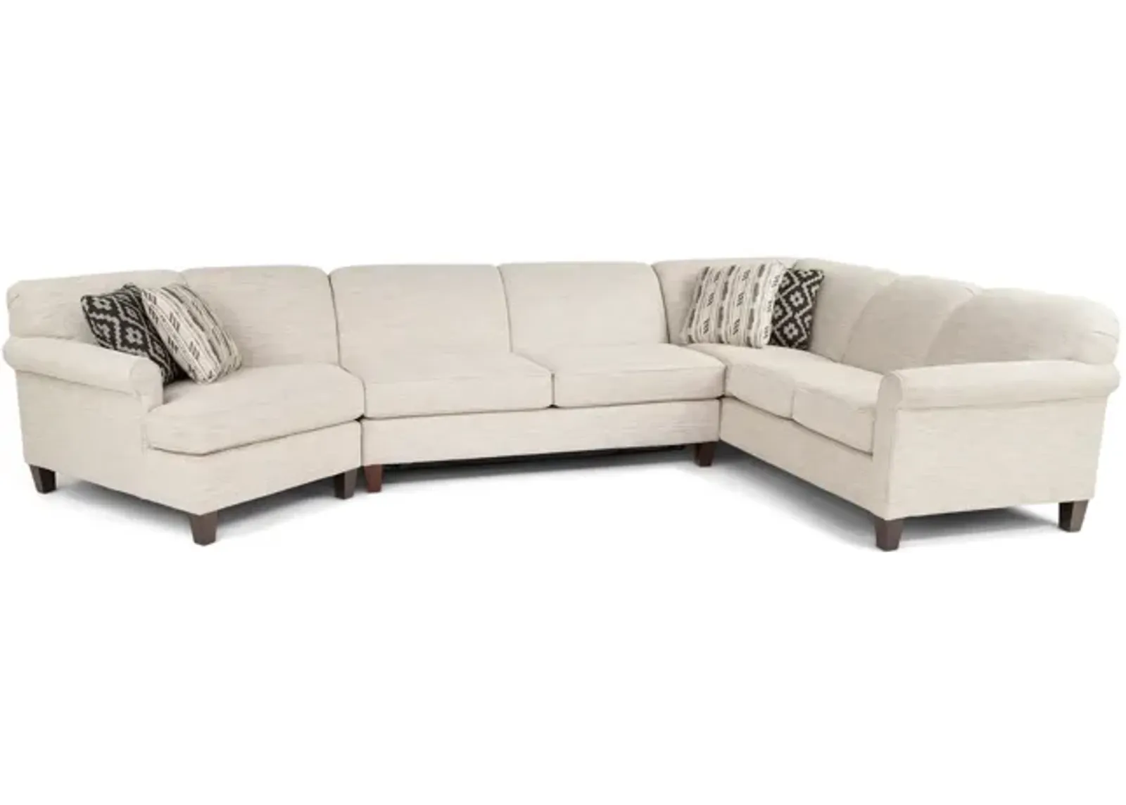 M9 Afton 3 Piece Sleeper Sectional - Left Cuddler