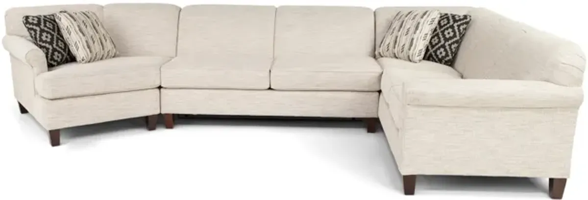 M9 Afton 3 Piece Sectional - Left Cuddler