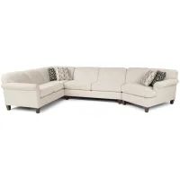 M9 Afton 3-Piece Sectional - Right Cuddler