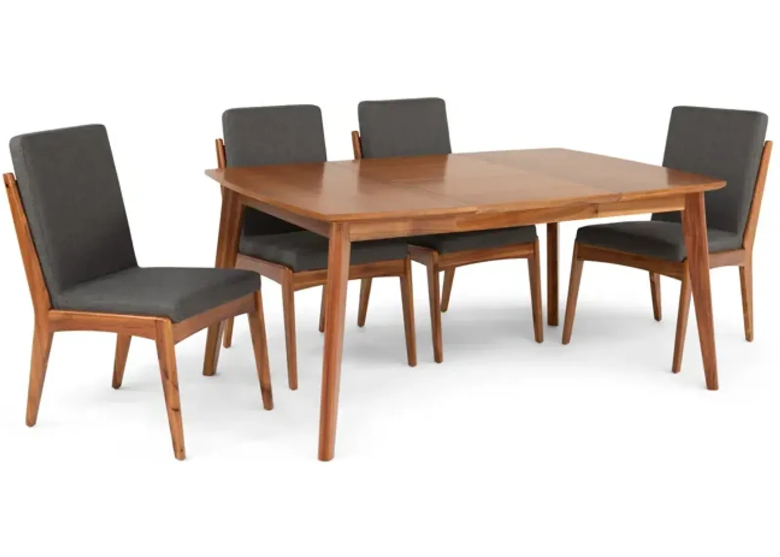 Tyler Modern Table With 4 Upholstered Chairs