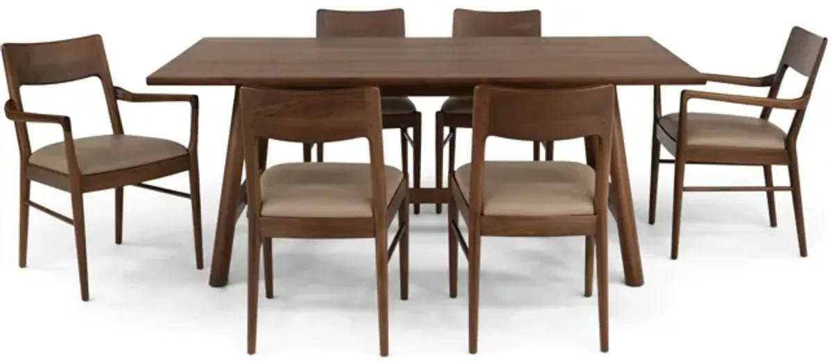 Walnut Grove 7pc Dining Set