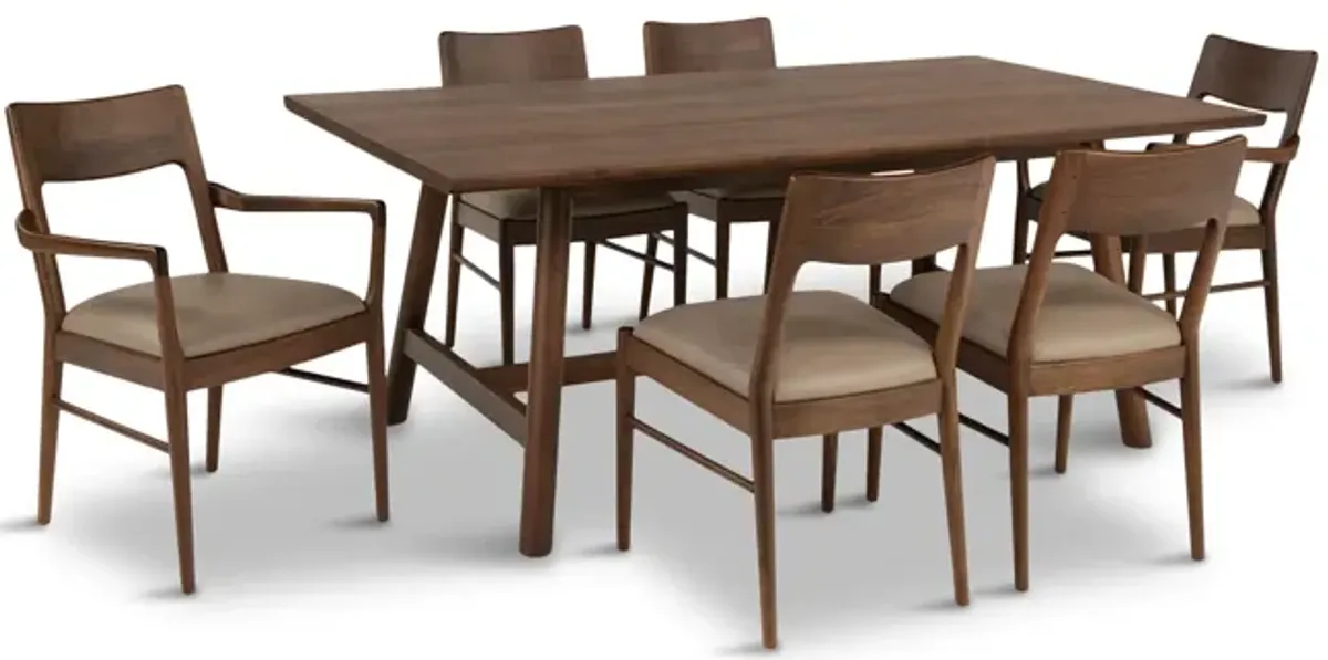 Walnut Grove 7pc Dining Set