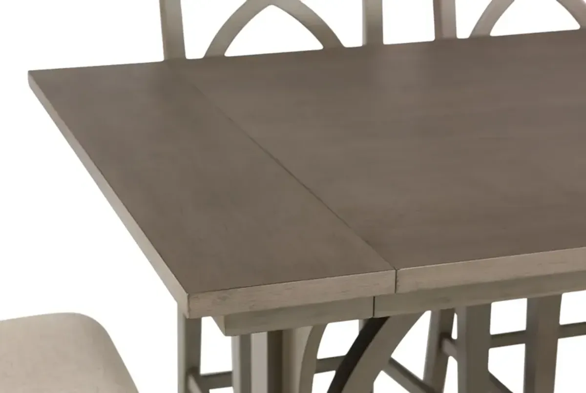 Aravon Workspace Counter Table With 4 Stools