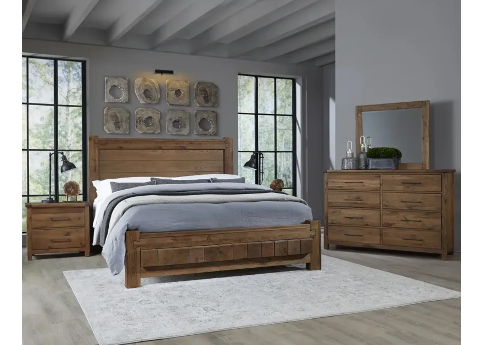 Gable Ridge Queen Bedroom Suite - Natural