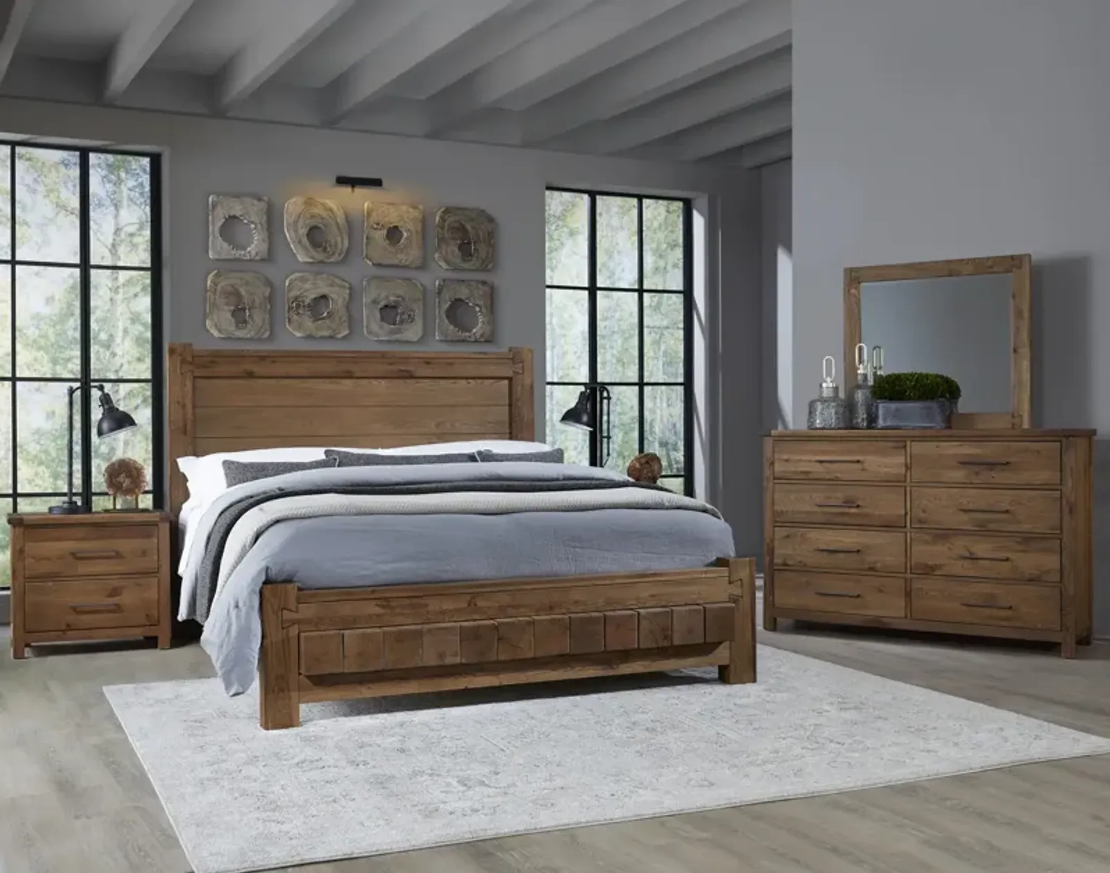 Gable Ridge Queen Bedroom Suite - Natural