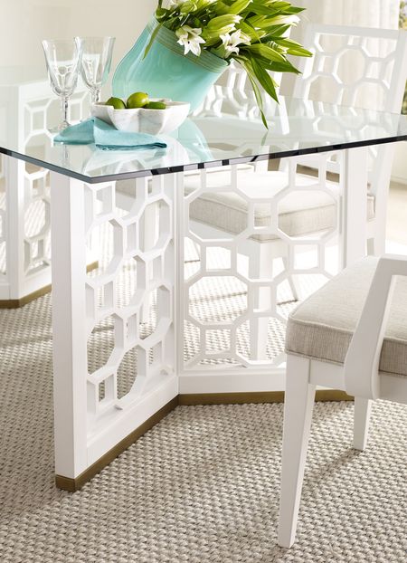 Chelsea Glass Dining Table With 4 Chairs