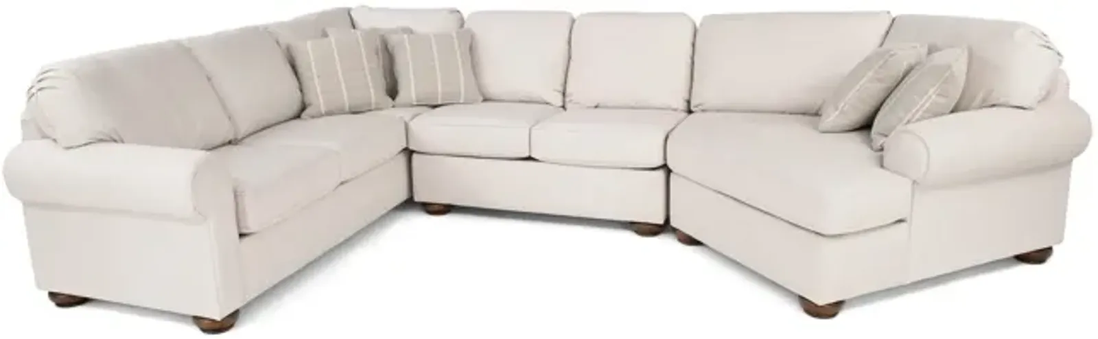 Preston 3 Piece Modular Sectional - Right Cuddler