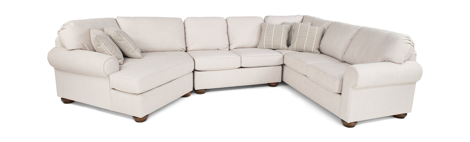 Preston 3 Piece Modular Sectional - Left Cuddler