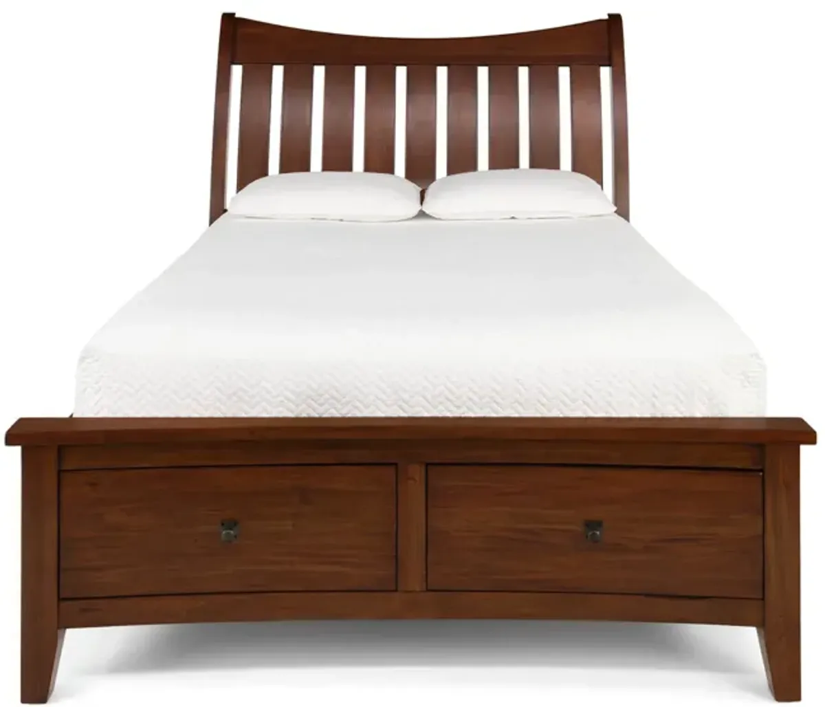 Birk Mahogany Queen Bed