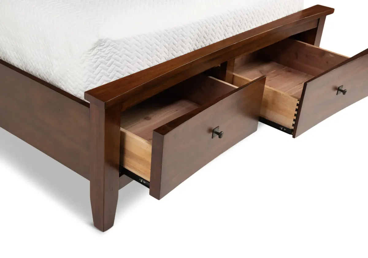 Birk Mahogany King Bed