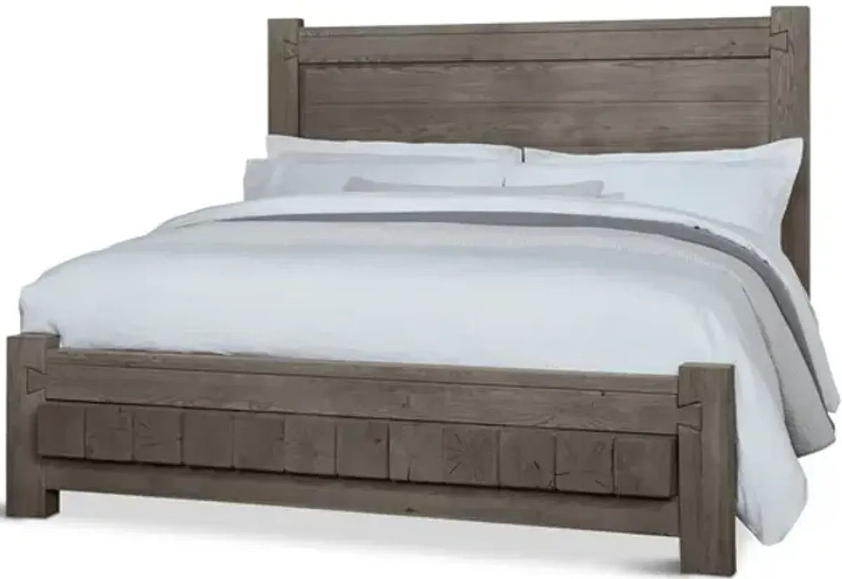 Gable Ridge King Bed - Mystic Grey