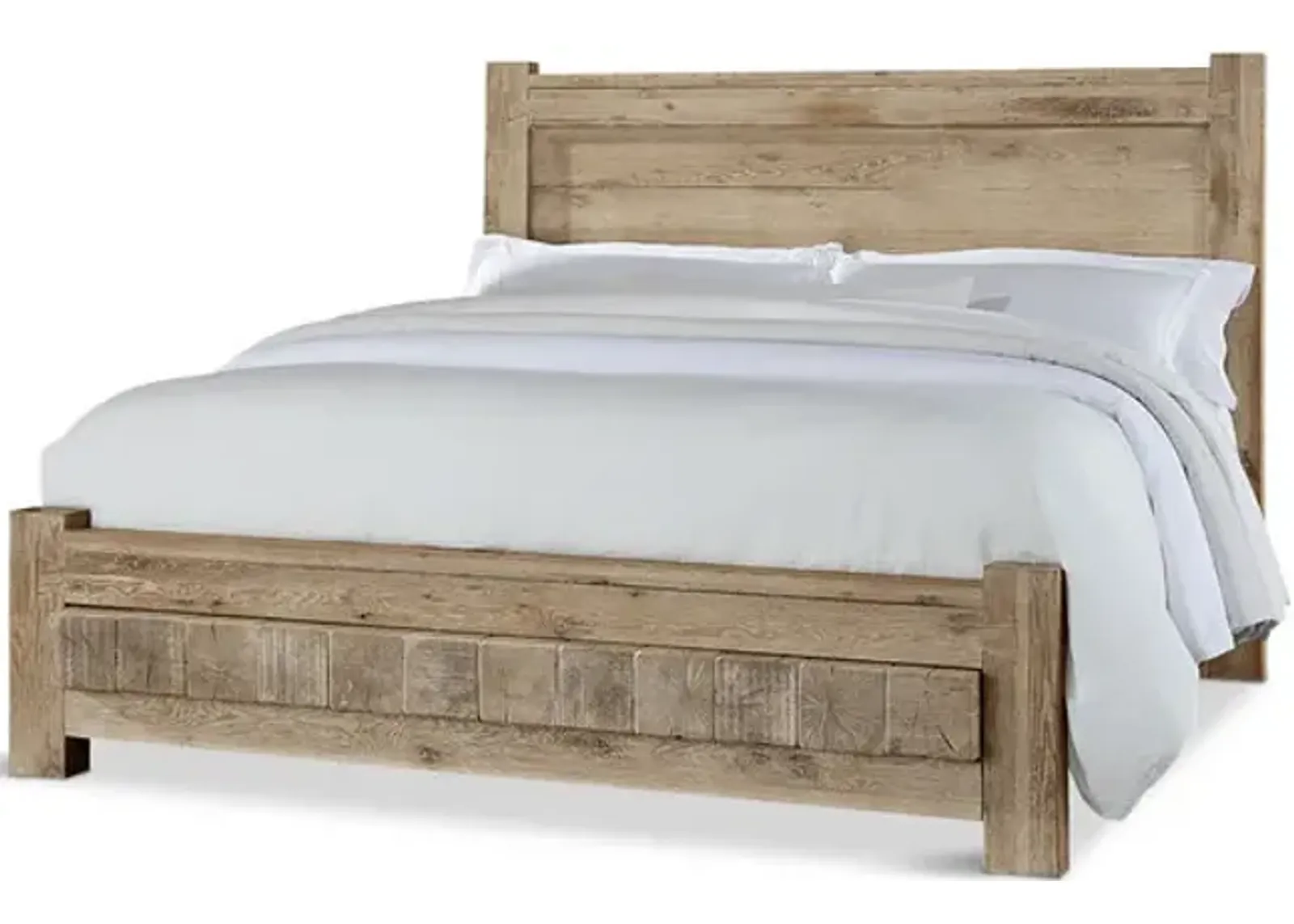 Gable Ridge King Bed - Sun Bleached White