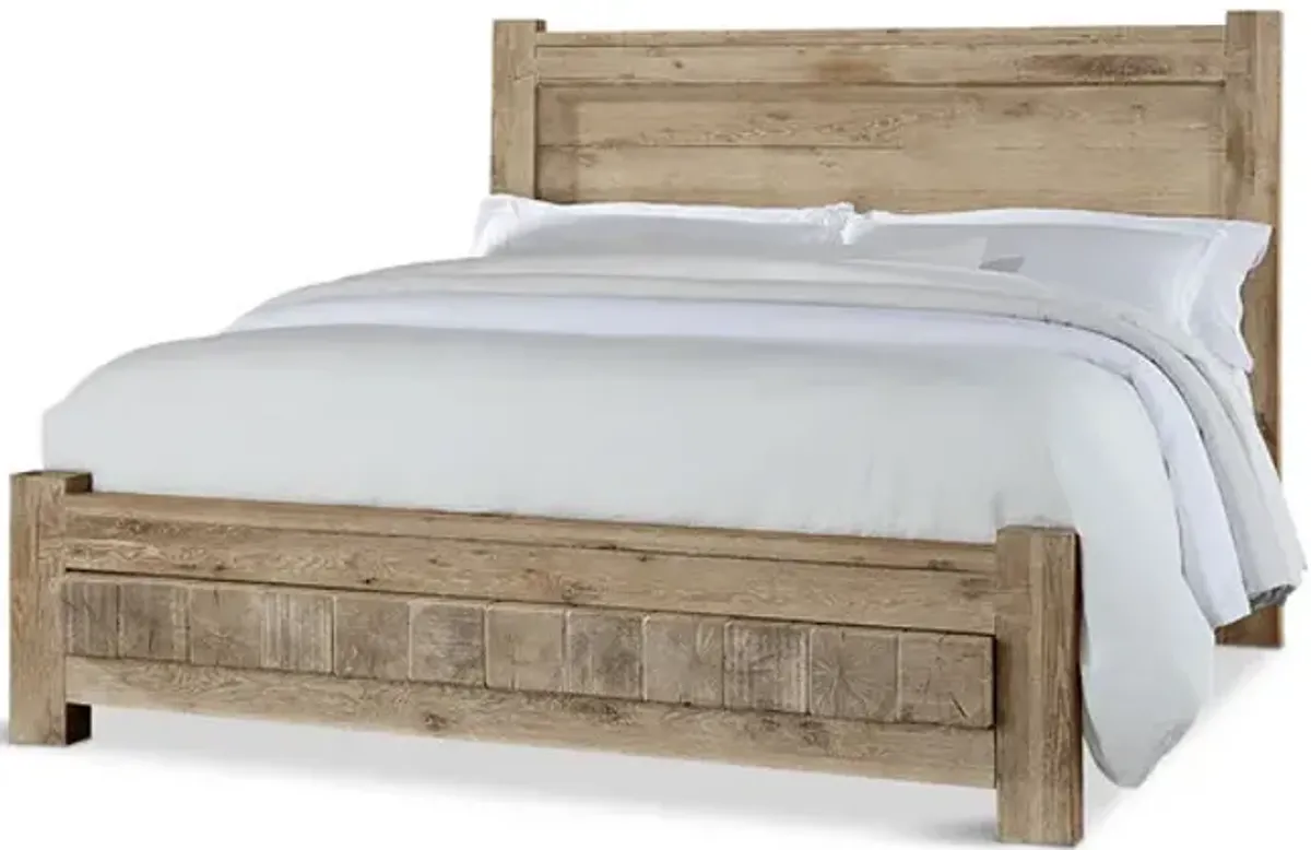 Gable Ridge King Bed - Sun Bleached White