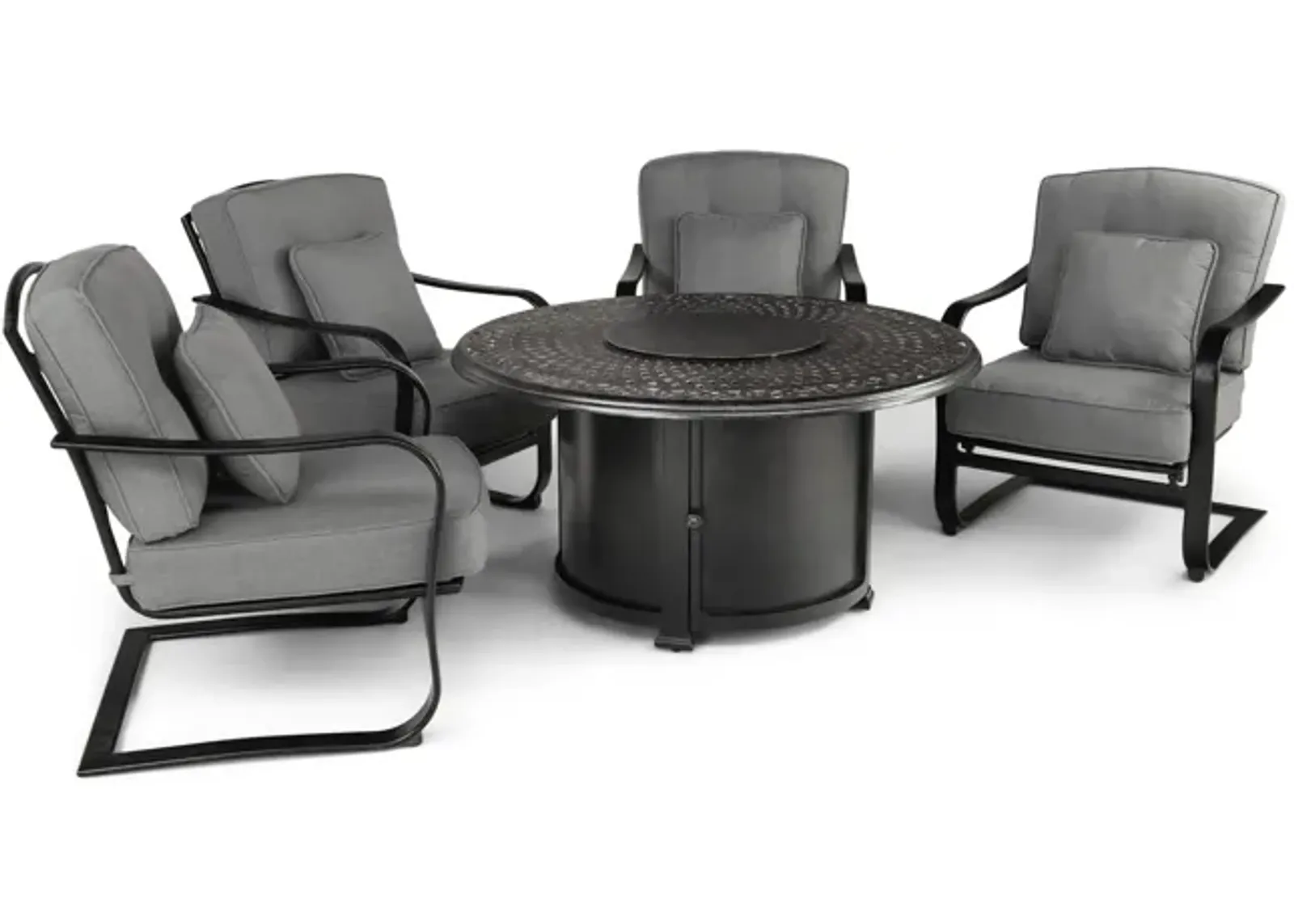 Madison 5 Piece Fire Table Chat Set