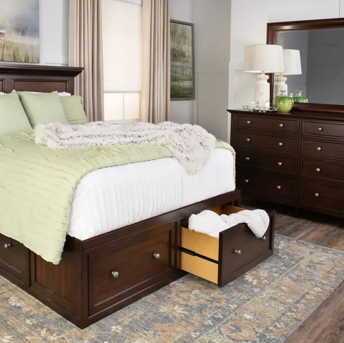 Spencer Queen Storage Bedroom Suite