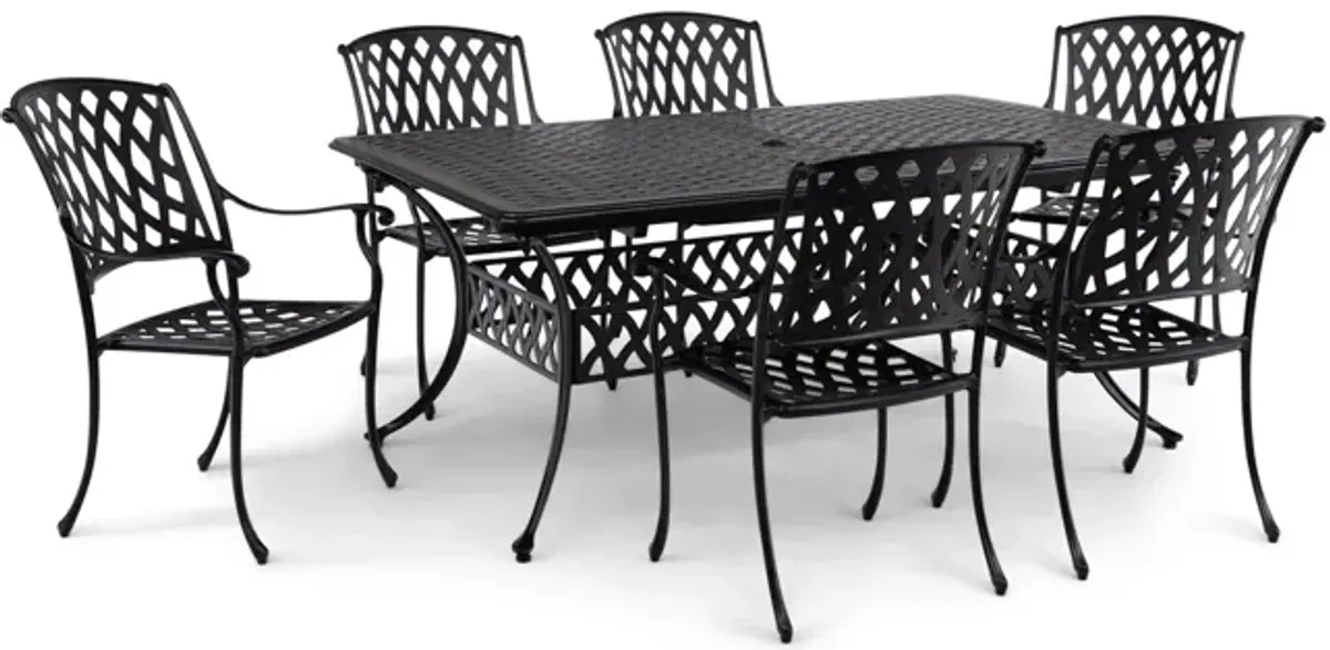Bellmore 7 Piece Patio Dining Set