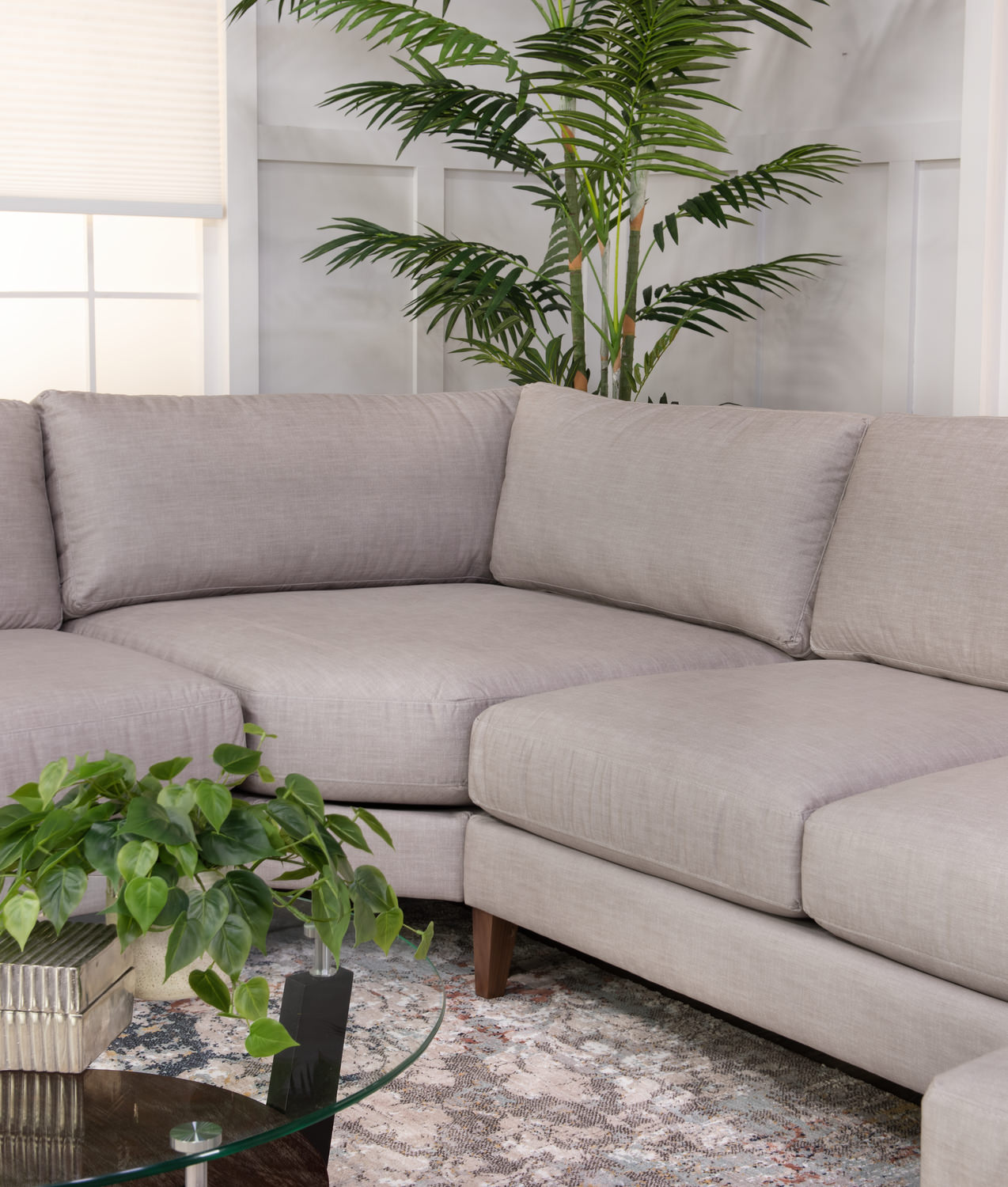 Design Lab Neils 4 Piece Modular Sectional Right Chaise