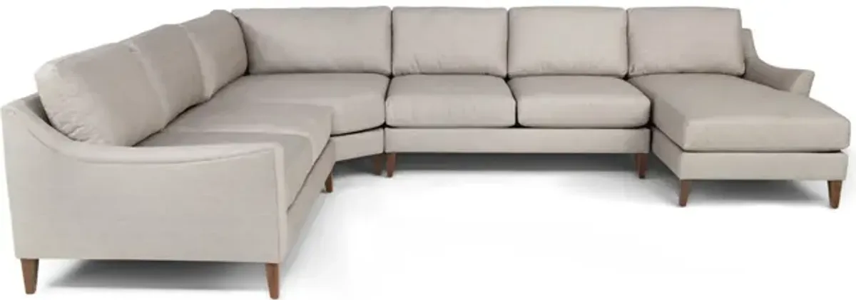 Design Lab Neils 4 Piece Modular Sectional - Right Chaise