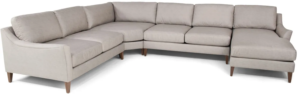 Design Lab Neils 4 Piece Modular Sectional - Right Chaise