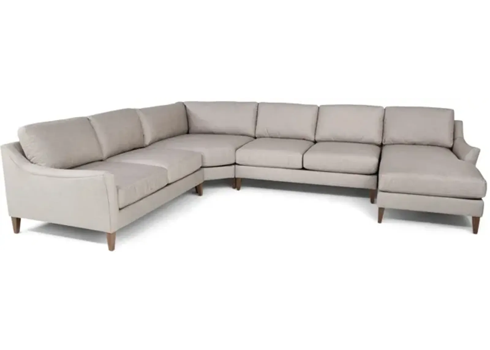 Design Lab Neils 4 Piece Modular Sectional - Right Chaise