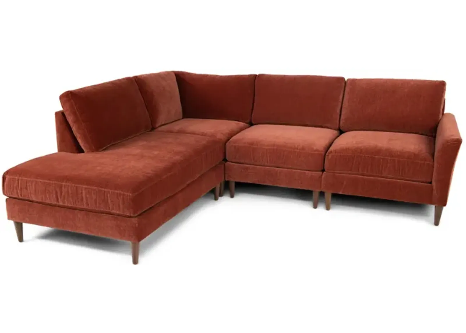 Design Lab Nova 4 Piece Modular Sectional - Left Chaise