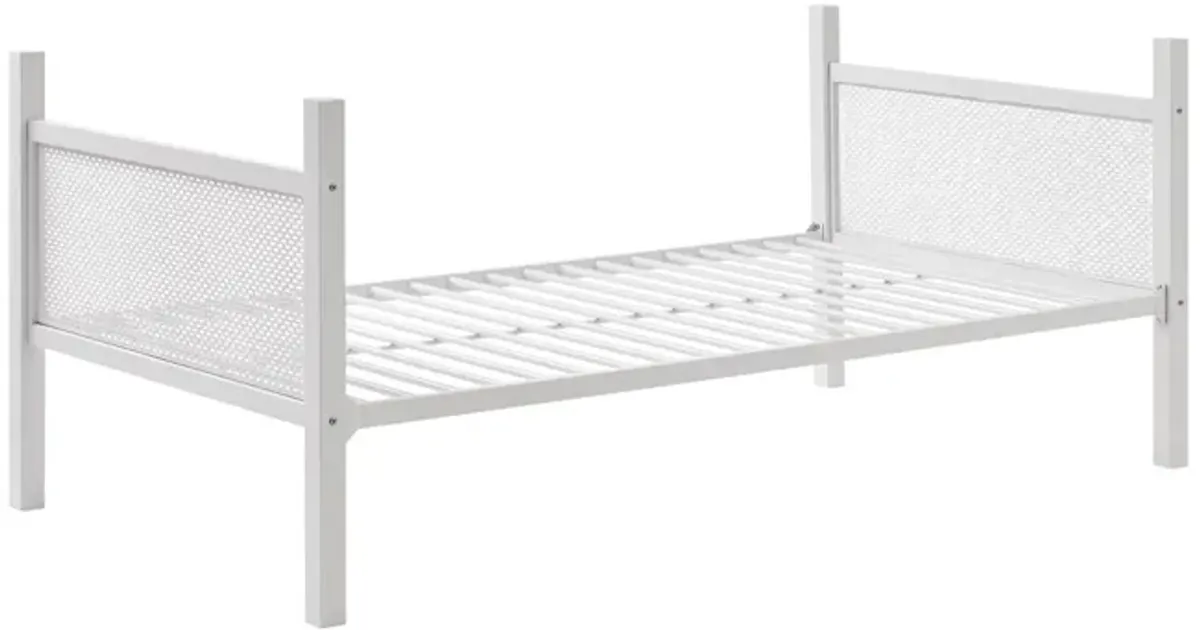 Trellis Bunk T T Bed - White