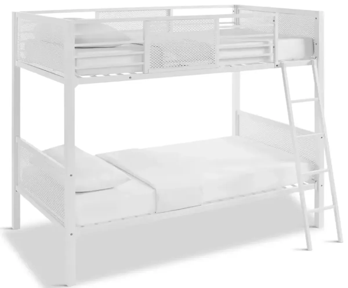 Trellis Bunk T T Bed - White