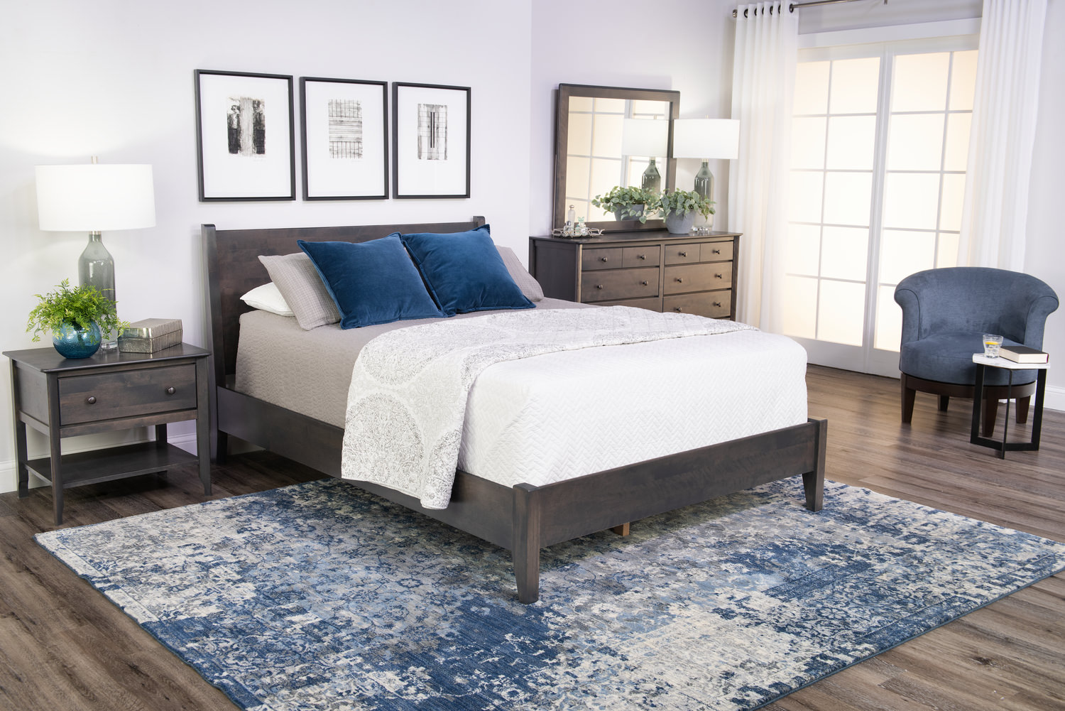 Stratford Queen Bedroom Suite with 1 Drawer Nightstand