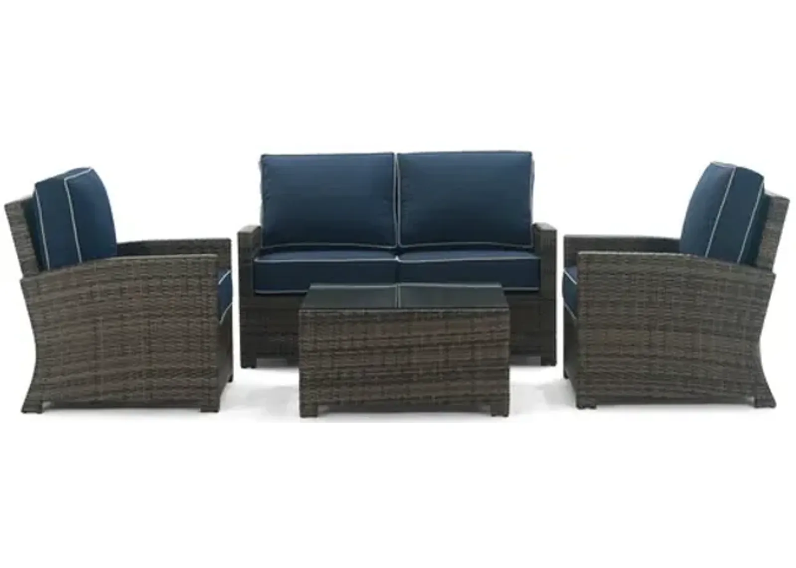 Metro 4 Piece Loveseat Porch Group