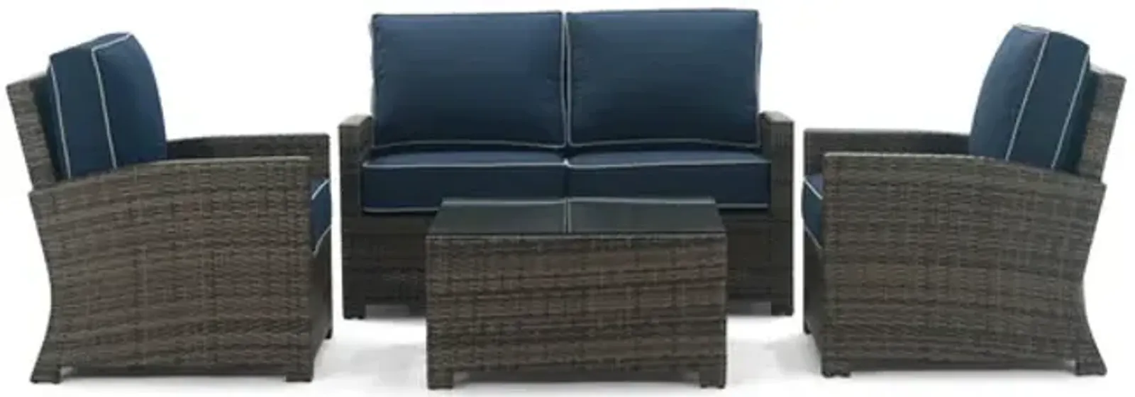 Metro 4 Piece Loveseat Porch Group