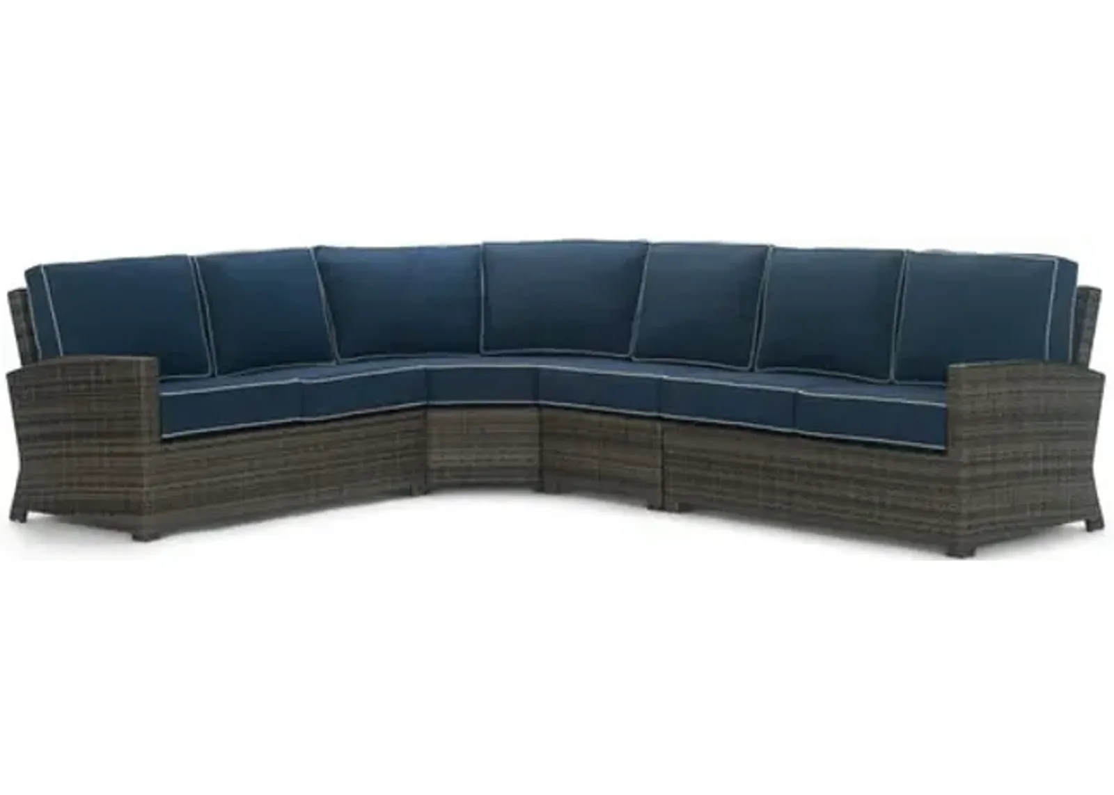 Metro 4 Piece Curved Sectional