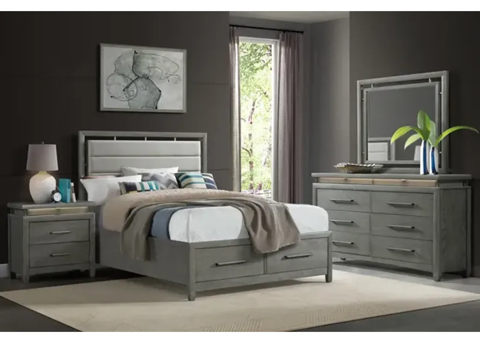 Cosmopolitan Queen Storage Bedroom Suite