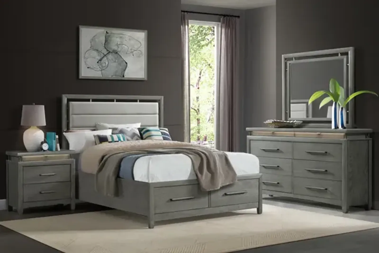 Cosmopolitan Queen Storage Bedroom Suite